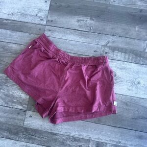 Casual Burgundy Shorts
